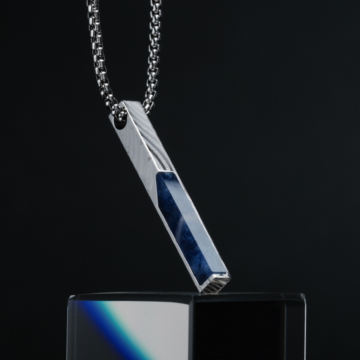 Campania Necklace (Sodalite/Damascus) | Holzkern