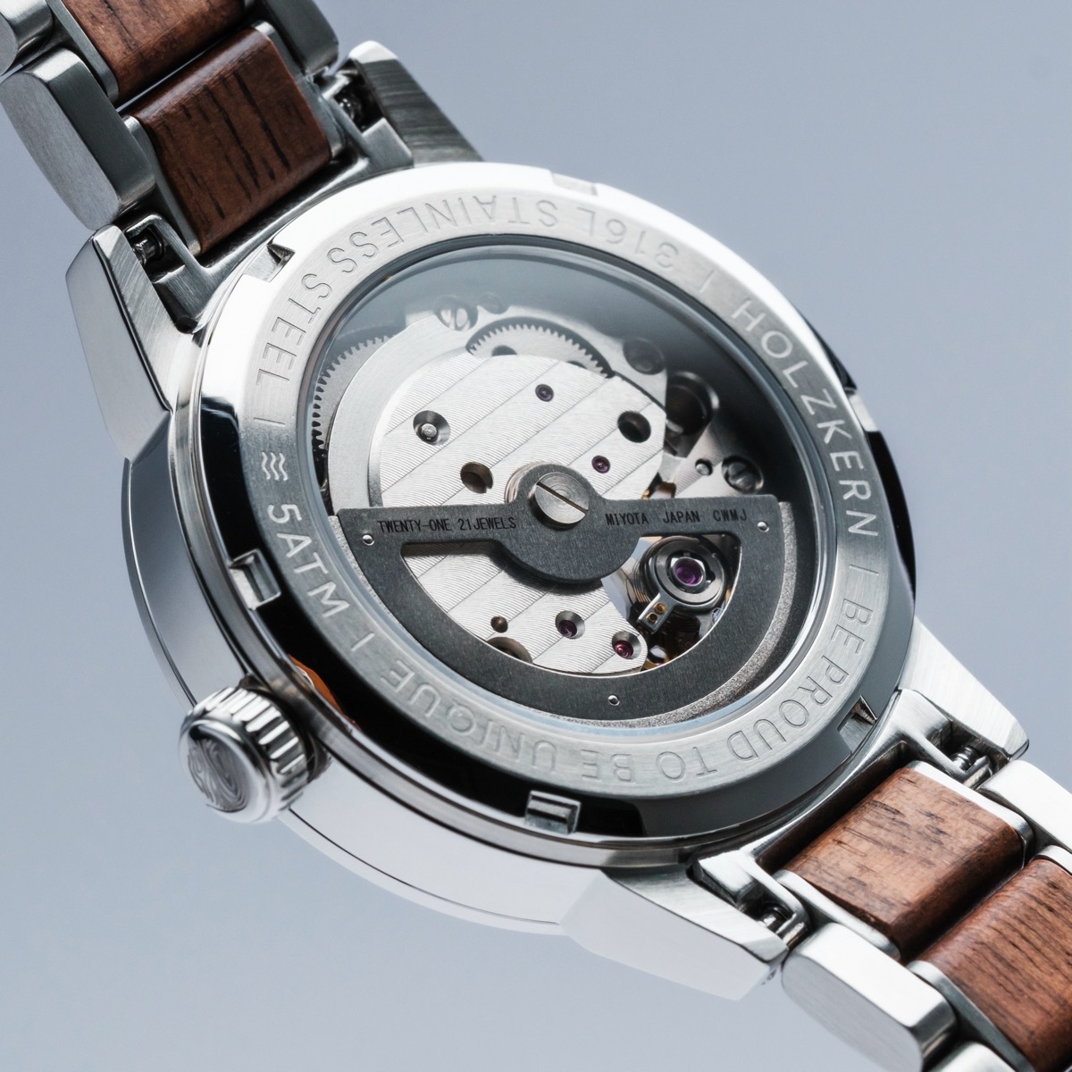 Colorburst (Nacre/Walnut) | Holzkern Wood Watches