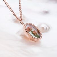 Wildflower halsband (blomma/rosé)