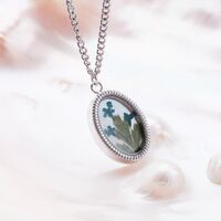 Wildflower halsband (blomma/silver)