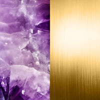 Silverstream Ring (Ametist/Guld)