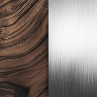 Bariton Halsband (Valnöt/Silver)